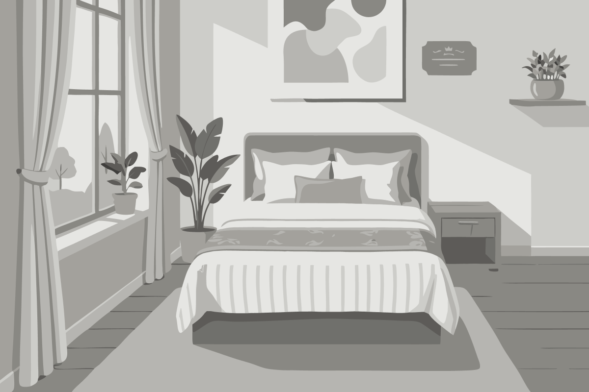 Chambre de Luxe avec 1 Lit Double